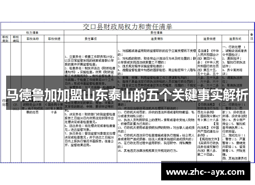 马德鲁加加盟山东泰山的五个关键事实解析
