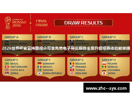 2026世界杯官宣持票观众可享免费电子导览服务全面升级观赛体验新举措